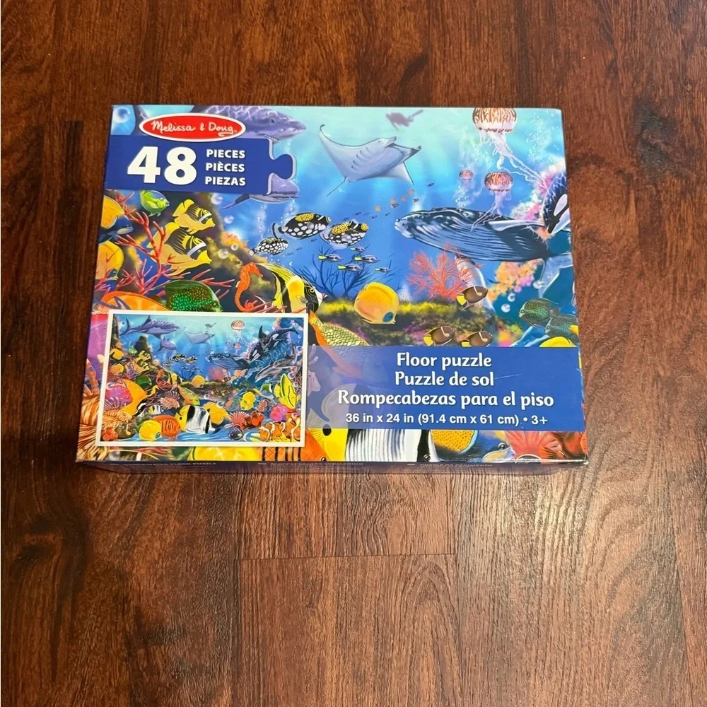 Melissa & Doug Underwater Adventure Floor Puzzle - 48 Pieces